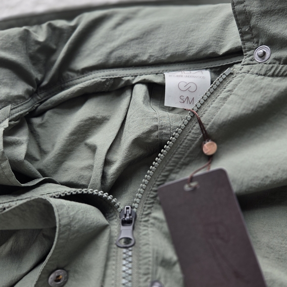 CALIA NEW by Carrie Underwood Journey Trench Coat in the color "Thyme" - Picture 3 of 7